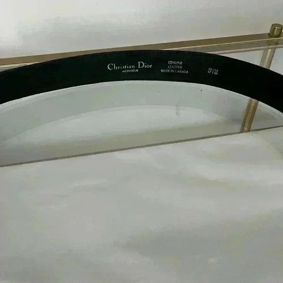 Christian Dior Monsieur Vintage Leather Belt - Picture 3 of 4